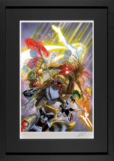 Guardians of the Galaxy by Marvel - Framed Limited Edition on Paper